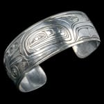 VICTOR MICHAEL WEST, TLINGIT, CREE, AND CELTIC, VANCOUVER / UCLUELET, BC, "Raven-Human" Paddle, Jan 2012