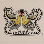 KENOJUAK ASHEVAK, C.C., R.C.A. (1927-2013) KINNGAIT (CAPE DORSET), Animal Kingdom, 1967 #44