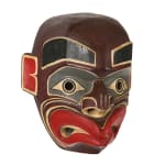 JACK JAMES (c. 1902-1980) KWAKWA̱KA̱ʼWAKW, Ba̱k’wa̱s (Wild Man) Mask, c. 1960