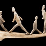 Four Walking Figures
