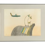 VICTORIA MAMNGUQSUALUK (1930-2016) QAMANI'TUAQ (BAKER LAKE), Untitled Work on Cloth, late 1970s