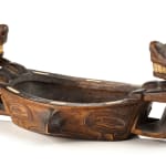 AUGUSTUS BEAN (1850-1926) and RUDOLPH WALTON (1867-1951), TLINGIT, SITKA, ALASKA, Double Bear Feast Bowl, c. 1900