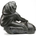 OSUITOK IPEELEE, R.C.A. (1923-2005) KINNGAIT (CAPE DORSET), Mother with Child, Scraping a Skin, c. 1980-82