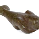 JOSEPHIE ACULIAK (1910-1968) INUKJUAK (PORT HARRISON), Curled Hare, Scenting Danger, 1960