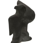 JOSEPHIE ACULIAK (1910-1968) INUKJUAK (PORT HARRISON), Curled Hare, Scenting Danger, 1960