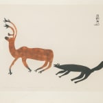 VICTORIA MAMNGUQSUALUK (1930-2016) QAMANI'TUAQ (BAKER LAKE), Untitled Work on Cloth, late 1970s