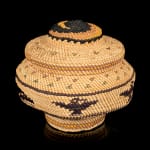 UNIDENTIFIED ALASKAN TSIMSHIAN ARTIST, Open Basket with Cherry Design, 1920s - 1930s