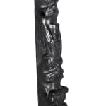 VICTOR MICHAEL WEST, TLINGIT, CREE, AND CELTIC, VANCOUVER / UCLUELET, BC, "Raven-Human" Paddle, Jan 2012