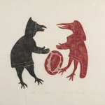 VICTORIA MAMNGUQSUALUK (1930-2016) QAMANI'TUAQ (BAKER LAKE), Untitled Work on Cloth, late 1970s