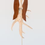 ELLEN SAVAGE (ELLEN SAVAGE XIDHOY) (1919-2004) DEG XINAG ATHABASCAN, Athabaskan Doll with Beaded Coat and Willow Root Basket, 12 Sept...