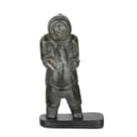 UNIDENTIFIED ARTIST, INUKJUAK (PORT HARRISON), Standing Hunter on Base, 1950s