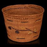 UNIDENTIFIED ALASKAN TSIMSHIAN ARTIST, Open Basket with Cherry Design, 1920s - 1930s