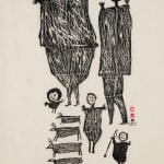 TUMIRA ASHOONA (1943-) KINNGAIT (CAPE DORSET), Inukshoo, 1964 (1964/5 #81)
