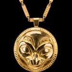 BILL REID (IIJUWAS), O.B.C., R.C.A. (1920-1998), HAIDA, Grizzly Medallion and Chain, 1972 / 1988