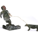 GOOTA ASHOONA (1967-) KINNGAIT (CAPE DORSET), Spirit with Hanging Janus-Face, 2000s