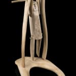 LUKE ANOWTALIK (1932-2006) ARVIAT (ESKIMO POINT), Swinging Acrobat, c. 1985