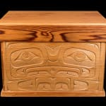 VICTOR MICHAEL WEST, TLINGIT, CREE, AND CELTIC, VANCOUVER / UCLUELET, BC, "Raven-Human" Paddle, Jan 2012