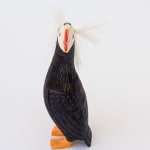 ELLEN SAVAGE (ELLEN SAVAGE XIDHOY) (1919-2004) DEG XINAG ATHABASCAN, Athabaskan Doll with Beaded Coat and Willow Root Basket, 12 Sept...