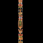 JAMES RUDOLPH (1858-1933) TLINGIT, JUNEAU, ALASKA, Model Totem Pole, c. 1920s