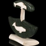 UNIDENTIFIED NUU-CHAH-NULTH ARTISTS, Two Miniature Baskets and a Miniature Rain Hat, 1990s