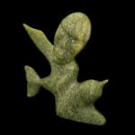 JOSEPHIE ACULIAK (1910-1968) INUKJUAK (PORT HARRISON), Curled Hare, Scenting Danger, 1960