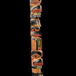 JAMES RUDOLPH (1858-1933) TLINGIT, JUNEAU, ALASKA, Model Totem Pole, c. 1920s