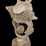 GOOTA ASHOONA (1967-) KINNGAIT (CAPE DORSET), Spirit with Hanging Janus-Face, 2000s
