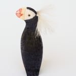 ELLEN SAVAGE (ELLEN SAVAGE XIDHOY) (1919-2004) DEG XINAG ATHABASCAN, Athabaskan Doll with Beaded Coat and Willow Root Basket, 12 Sept...