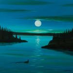 SUSAN POINT, C.C., R.C.A., O.B.C (1952-) MUSQUEAM, COAST SALISH, From the Sea (Four Orcas), 1997
