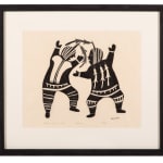 GOOTA ASHOONA (1967-) KINNGAIT (CAPE DORSET), Spirit with Hanging Janus-Face, 2000s