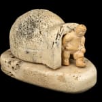 CAPTAIN ANDREW BROWN (1879-1962), HAIDA,MASSET, HAIDA GWAII, Model Totem Pole, c. 1950s / 1960s