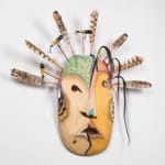 ELLEN SAVAGE (ELLEN SAVAGE XIDHOY) (1919-2004) DEG XINAG ATHABASCAN, Athabaskan Doll with Beaded Coat and Willow Root Basket, 12 Sept...