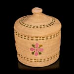 UNIDENTIFIED ALASKAN TSIMSHIAN ARTIST, Open Basket with Cherry Design, 1920s - 1930s