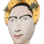 ELLEN SAVAGE (ELLEN SAVAGE XIDHOY) (1919-2004) DEG XINAG ATHABASCAN, Athabaskan Doll with Beaded Coat and Willow Root Basket, 12 Sept...