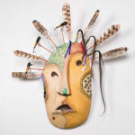 ELLEN SAVAGE (ELLEN SAVAGE XIDHOY) (1919-2004) DEG XINAG ATHABASCAN, Athabaskan Doll with Beaded Coat and Willow Root Basket, 12 Sept...