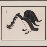 PAUTA SAILA, R.C.A. (1916-2009) KINNGAIT (CAPE DORSET), Bird with Fish, 1968 #4