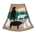 JOSEPHIE ACULIAK (1910-1968) INUKJUAK (PORT HARRISON), Curled Hare, Scenting Danger, 1960