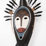 ELLEN SAVAGE (ELLEN SAVAGE XIDHOY) (1919-2004) DEG XINAG ATHABASCAN, Athabaskan Doll with Beaded Coat and Willow Root Basket, 12 Sept...