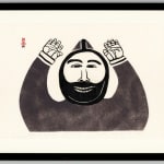 Attr: KENOJUAK ASHEVAK, C.C., R.C.A. (1927-2013) KINNGAIT (CAPE DORSET), Seated Dog