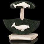 UNIDENTIFIED NUU-CHAH-NULTH ARTISTS, Two Miniature Baskets and a Miniature Rain Hat, 1990s