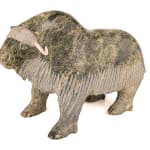 CAPTAIN ANDREW BROWN (1879-1962), HAIDA,MASSET, HAIDA GWAII, Model Totem Pole, c. 1950s / 1960s