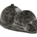 JOSEPHIE ACULIAK (1910-1968) INUKJUAK (PORT HARRISON), Curled Hare, Scenting Danger, 1960