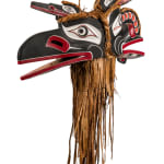 TONY GULBRANDSEN (1962-) TSIMSHIAN, Kwakwa̱ka̱ʼwakw Style G̲a̱luḵwiwe (Crooked Beak of Heaven) and Huxwhukw (Hok Hok) Double Mask, 1990s