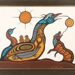 VITAL MAKPAAQ (1922-1978) QAMANI’TUAQ (BAKER LAKE), Archer & Hunter (Two Works), 1970 (#10 & #11)