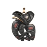 UNIDENTIFIED NUU-CHAH-NULTH ARTISTS, Two Miniature Baskets and a Miniature Rain Hat, 1990s
