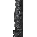 VICTOR MICHAEL WEST, TLINGIT, CREE, AND CELTIC, VANCOUVER / UCLUELET, BC, "Raven-Human" Paddle, Jan 2012