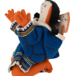 UNIDENTIFIED NUU-CHAH-NULTH ARTISTS, Two Miniature Baskets and a Miniature Rain Hat, 1990s