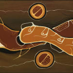 SUSAN POINT, C.C., R.C.A., O.B.C (1952-) MUSQUEAM, COAST SALISH, From the Sea (Four Orcas), 1997