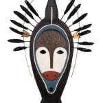 ELLEN SAVAGE (ELLEN SAVAGE XIDHOY) (1919-2004) DEG XINAG ATHABASCAN, Athabaskan Doll with Beaded Coat and Willow Root Basket, 12 Sept...