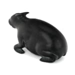 JOSEPHIE ACULIAK (1910-1968) INUKJUAK (PORT HARRISON), Curled Hare, Scenting Danger, 1960